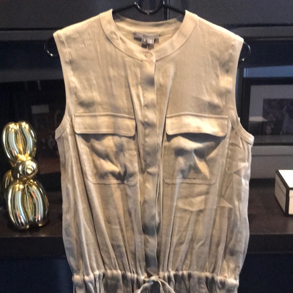 Vince Sleeveless Cargo Dress - Picture 4 of 8